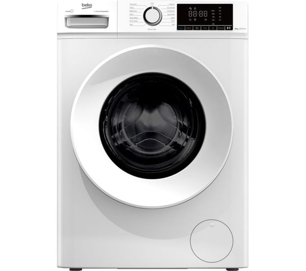 (image for) Beko BW1O3821W Washing Machine White 8kg 1200 Spin